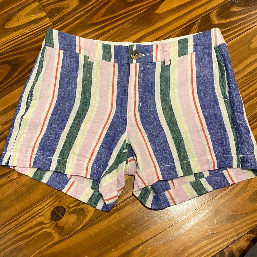 Women’s Old Navy Everyday Striped Linen Shorts Size 4